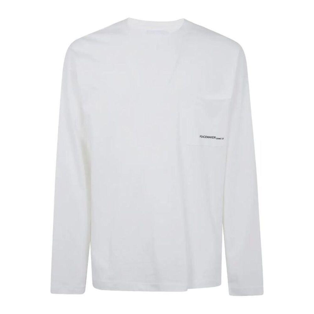 OAMC Long Sleeve Crewneck T-Shirt Women WHITE T-Shirts & Tops